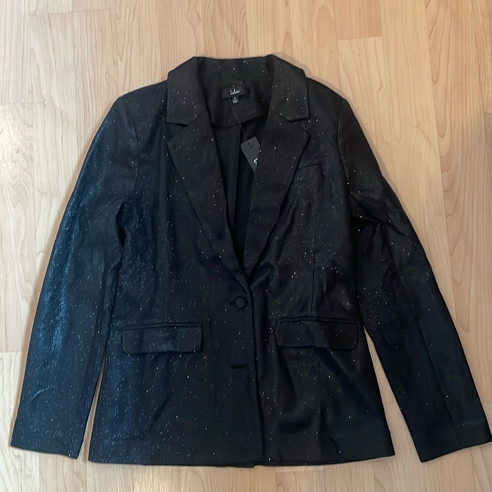 NWT Lulu’s sparkle blazer